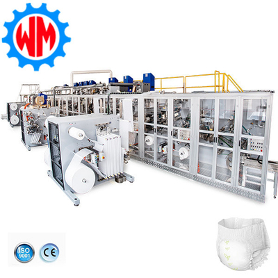 comprare Full Servo Baby Diaper Making Machine Controllo PLC con personalizzazione professionale fabbricazione online