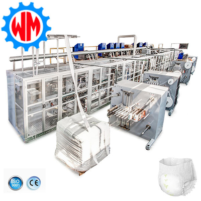 comprare 800pcs/min Full Servo Baby Diaper Making Machine PLC Control con CE Global Export online manufacture