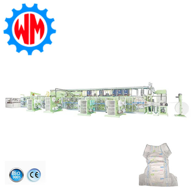 comprare Nuovo modello di linea di produzione di pannolini per bambini ad alta velocità con progettazione professionale online manufacture