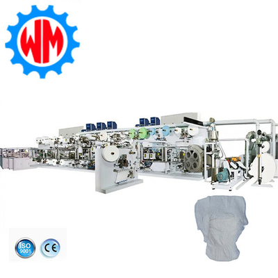 comprare Linea di produzione di pannolini per bambini a servo completo ad alte prestazioni per una produzione superiore con CE online manufacture