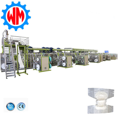 comprare 2025 Nuova macchina per la produzione di pannolini per adulti, facile da usare, full servo da 400 KW con CE online manufacture