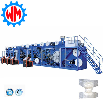 comprare Linea di produzione di pannolini per adulti ad alta velocità 250-400 pezzi/min Sistema intelligente fabbricazione online