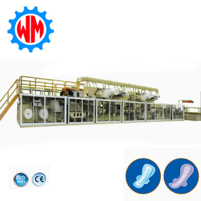 comprare Linea di produzione di tovaglioli sanitari ad alta velocità a servo completo con esportazione CE in Sud America fabbricazione online