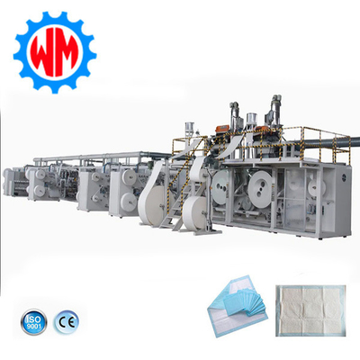 comprare Intelligent Under Pad Making Equipment Underpad Machine con sistema di imballaggio online manufacture