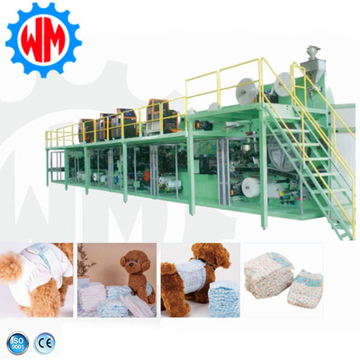 comprare Macchina di produzione di pannolini per animali da compagnia ad alta velocità di una potente fabbrica con CE fabbricazione online