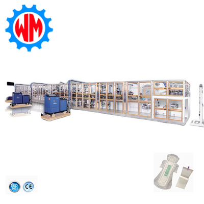 comprare Nuova macchina per la produzione di assorbenti igienici ad alta efficienza 2025 con installazione all'estero da parte di ingegneri fabbricazione online