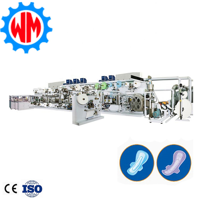 comprare High Speed Automatic Packaging Sanitary Pad Making Machine PLC Control  fabbricazione online