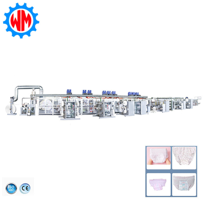 comprare Macchina per la produzione di mutandine mestruali full servo ad alta efficienza con formazione all'estero fabbricazione online