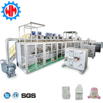comprare 800pcs/min Full Servo Baby Diaper Making Machine Non Standard Personalizzato CE ISO9001 Fabbrica fabbricazione online