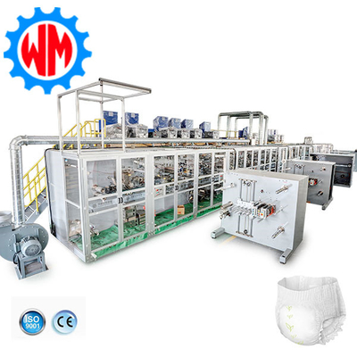 Alta efficienza Full Servo Bambino pannolino Machine Intelligente controllo PLC Global Export
