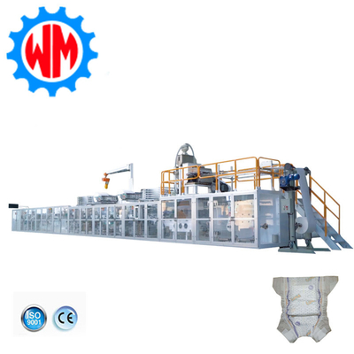 Alta velocità Full Servo Bambino pannolino di fabbricazione macchina PLC Controllo con energia inferiore