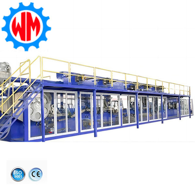 Fabbrica professionale Full Servo Adult Diaper Making Machine 380V 50Hz con sistema di imballaggio