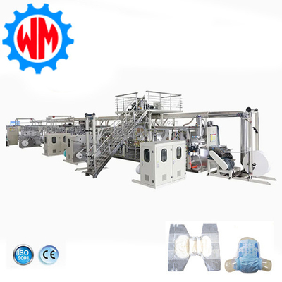 Linea di produzione di pannolini per adulti a servo completo ad alta efficienza