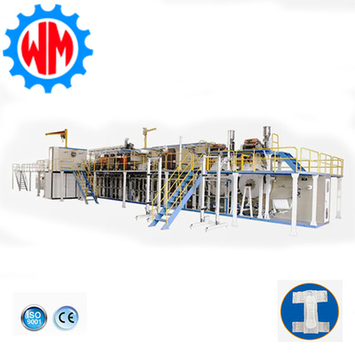 Macchine di produzione di pannolini per adulti a servo completo con sistema di controllo PLC