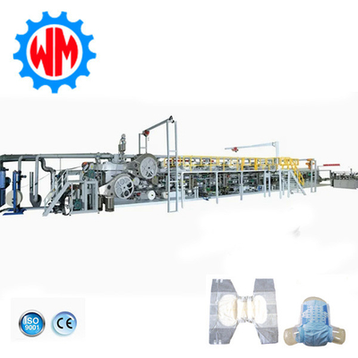 Macchina di produzione di pannolini per adulti di alta qualità per la produzione di massa Controllo PLC Esportazione in Europa