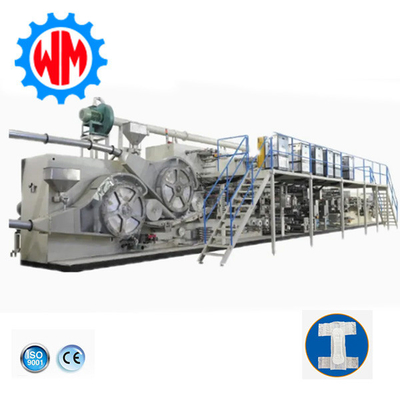 Fabbrica professionale Full Servo Adult Diaper Making Machine Esportazione globale