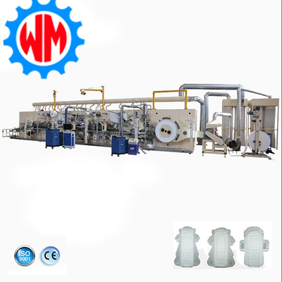Fabbrica professionale Alta velocità Sanitary Pad Making Machine con progettazione professionale