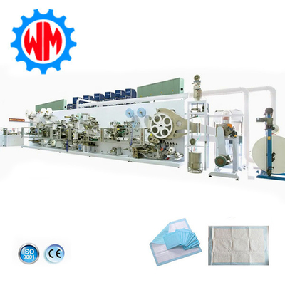 Intelligente Full Servo Underpad linea di produzione con fabbrica professionale