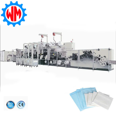 250m/min-350m/min Underpad Manufacturing Machine Efficienza del 90%