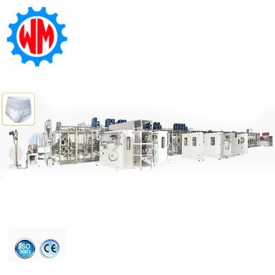 Facile manutenzione Full Servo Big Ring Waist Baby Diaper Making Machine con CE