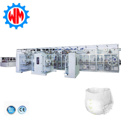 Linea di produzione di pannolini per bambini a bassa energia a servo grande anello con CE