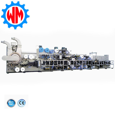 Full Servo Panty Liner Machine con sistema di imballaggio