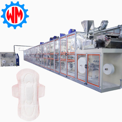 Vendita a caldo Nuova linea di produzione di pastiglie sanitarie di design con macchina di imballaggio facile da usare